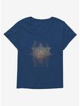Supernatural Pentagram Seal Womens T-Shirt Plus Size, ATHLETIC NAVY, hi-res