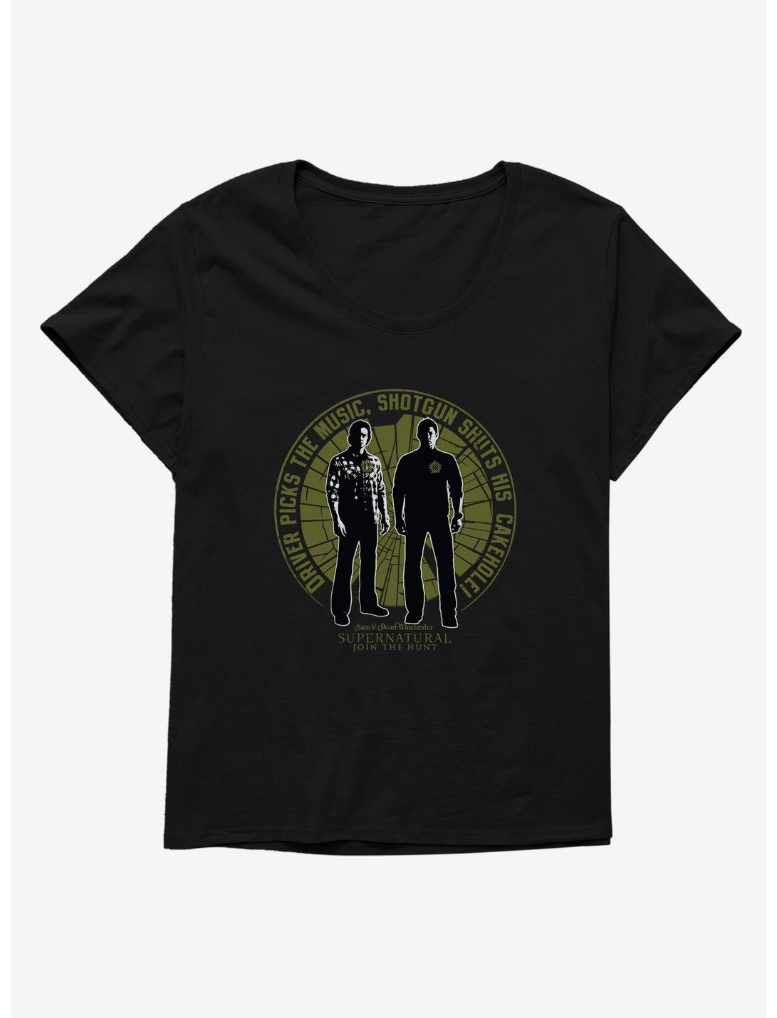 Supernatural Sam & Dean Drive & Shotgun Rules Womens T-Shirt Plus Size, , hi-res