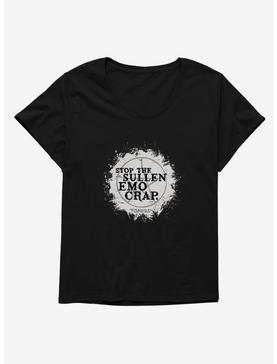 Supernatural Sullen Emo Crap Womens T-Shirt Plus Size, , hi-res