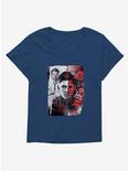 Supernatural Dean Winchester Split Girls T-Shirt Plus Size, ATHLETIC NAVY, hi-res