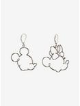 Disney Mickey Mouse & Minnie Mouse Hoop Earrings Her Universe Exclusive, , hi-res