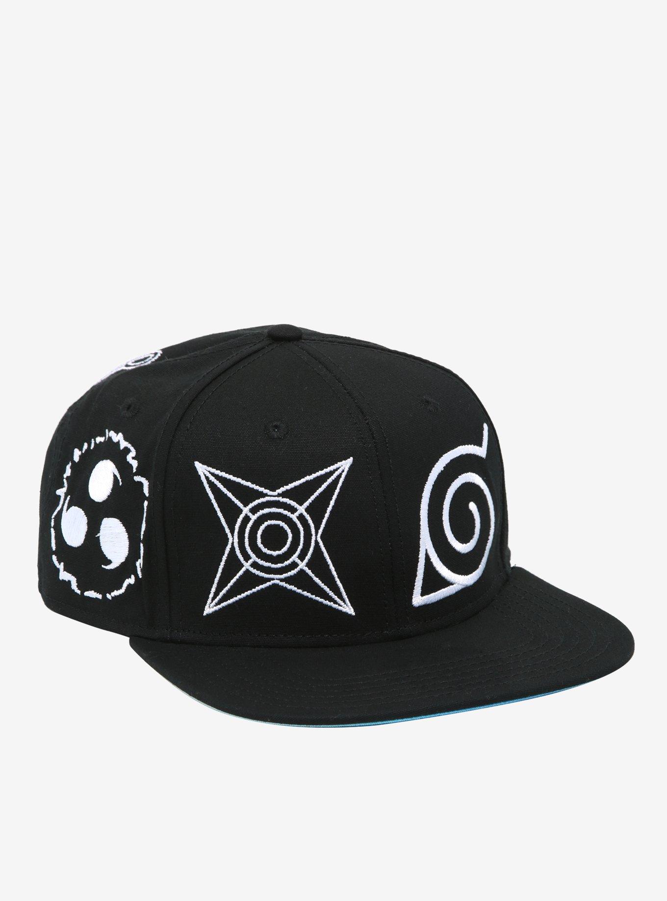 Naruto Shippuden Village Symbols Snapback Hat, , hi-res