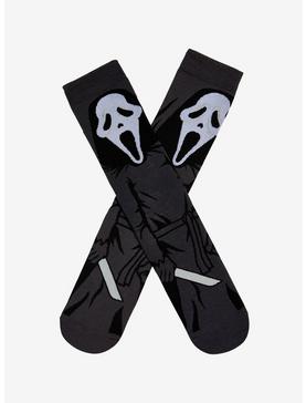 Scream Ghost Face Crew Socks, , hi-res