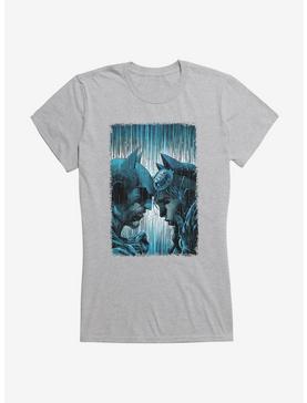DC Comics Batman And Catwoman Rain Girls T-Shirt, HEATHER, hi-res