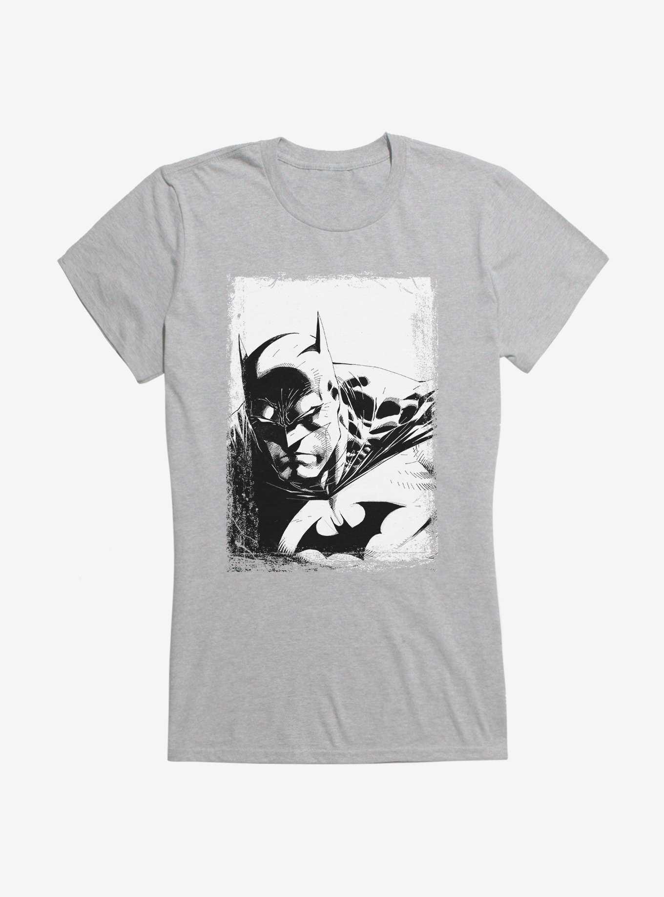 DC Comics Batman Sketch Portrait Girls T-Shirt, , hi-res