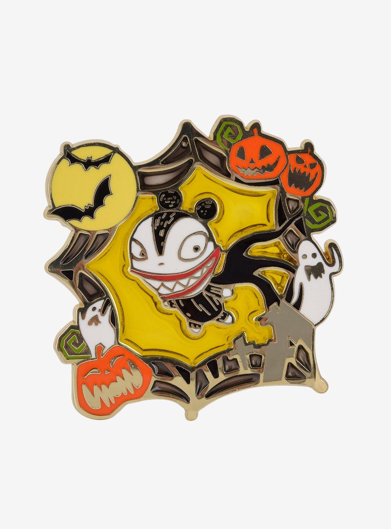 Disney The Nightmare Before Christmas Scary Teddy Frame Enamel Pin - BoxLunch Exclusive, , hi-res