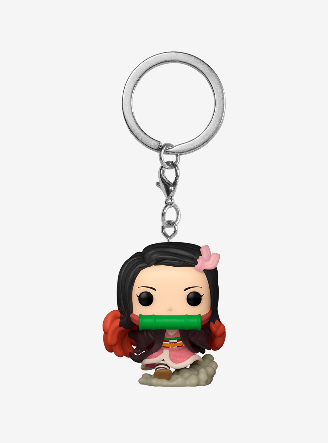 Funko Pocket Pop! Demon Slayer: Kimetsu no Yaiba Nezuko Kamado (Running) Vinyl Keychain - BoxLunch Exclusive , , hi-res