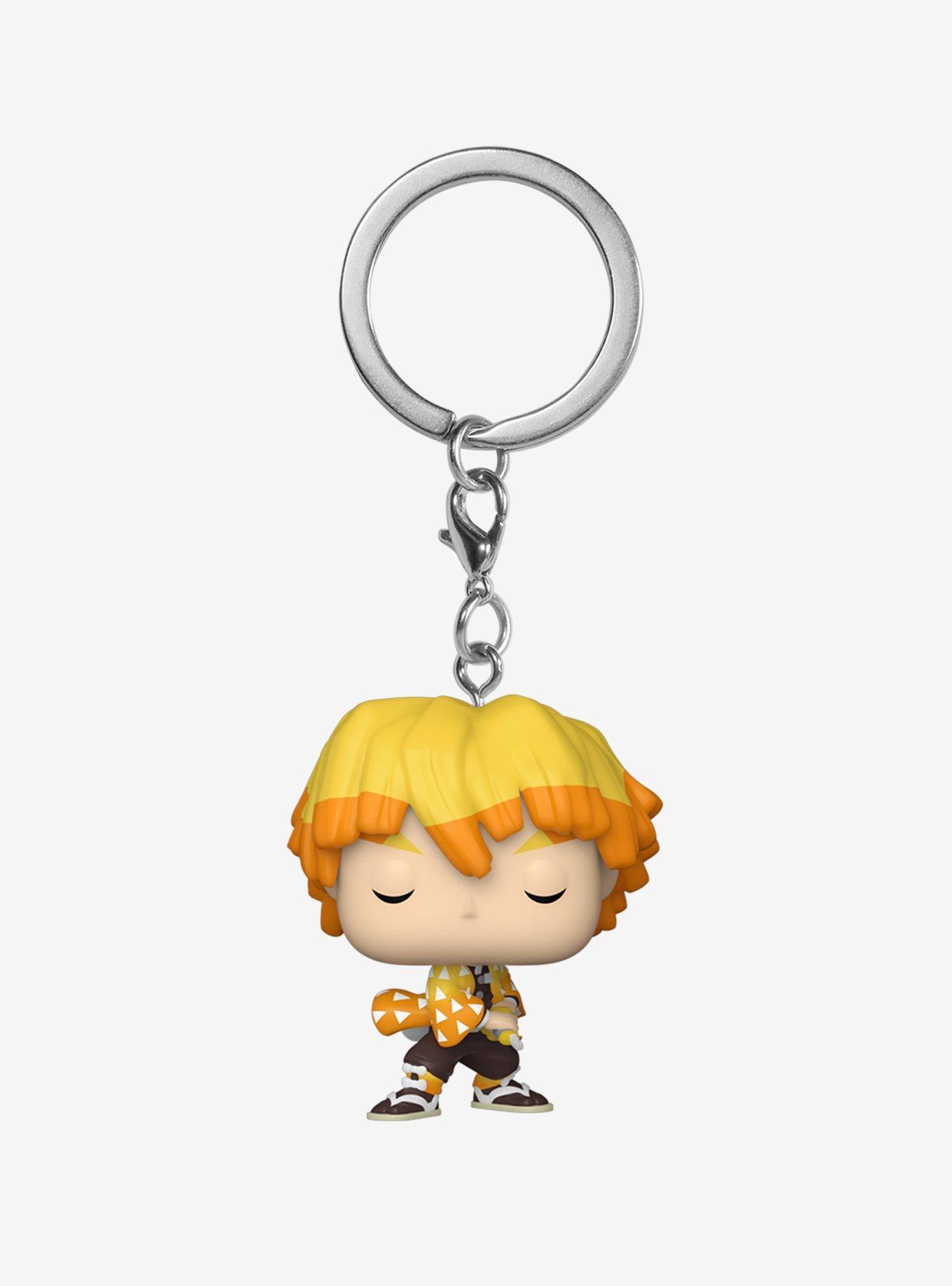 Funko Pocket Pop! Demon Slayer: Kimetsu no Yaiba Zenitsu Agatsuma Vinyl Keychain, , hi-res