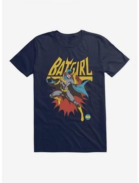 DC Comics Batman Batgirl Action Portrait T-Shirt, MIDNIGHT NAVY, hi-res