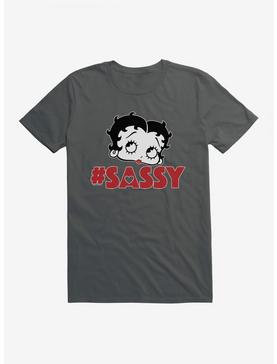 Betty Boop Hashtag Sassy T-Shirt, CHARCOAL, hi-res