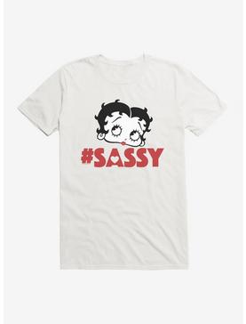 Betty Boop Hashtag Sassy T-Shirt, WHITE, hi-res