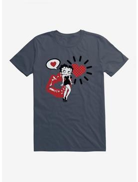 Betty Boop Love on the Brain T-Shirt, LAKE, hi-res
