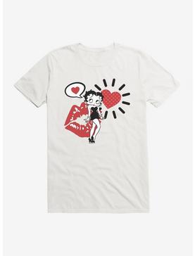 Betty Boop Love on the Brain T-Shirt, WHITE, hi-res
