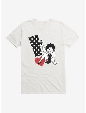 Betty Boop Polka Dot Exclamation T-Shirt, WHITE, hi-res