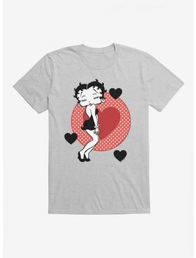 Betty Boop Pucker Up T-Shirt, HEATHER GREY, hi-res