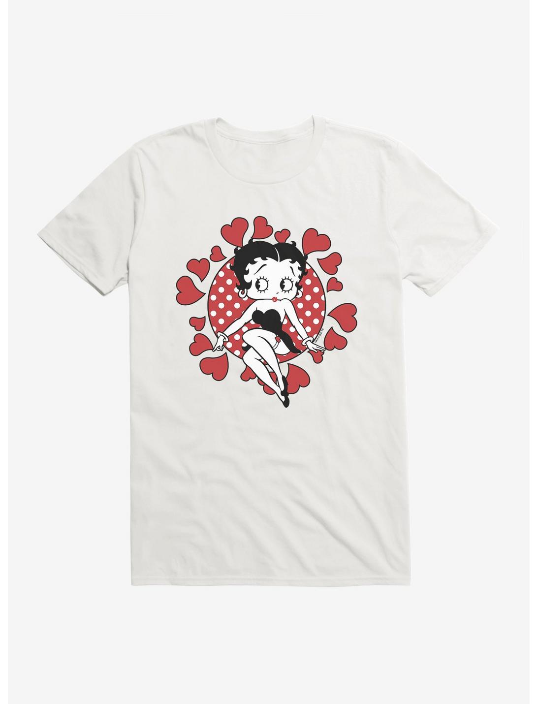 Betty Boop Surrounded By Love T-Shirt, WHITE, hi-res