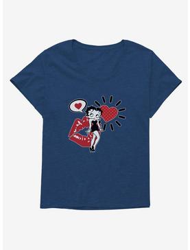 Betty Boop Love on the Brain Girls T-Shirt Plus Size, , hi-res