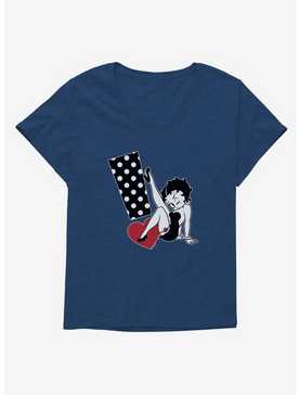 Betty Boop Polka Dot Exclamation Girls T-Shirt Plus Size, , hi-res