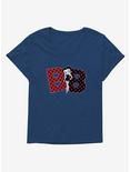 Betty Boop Polka Dot Initials Girls T-Shirt Plus Size, ATHLETIC NAVY, hi-res