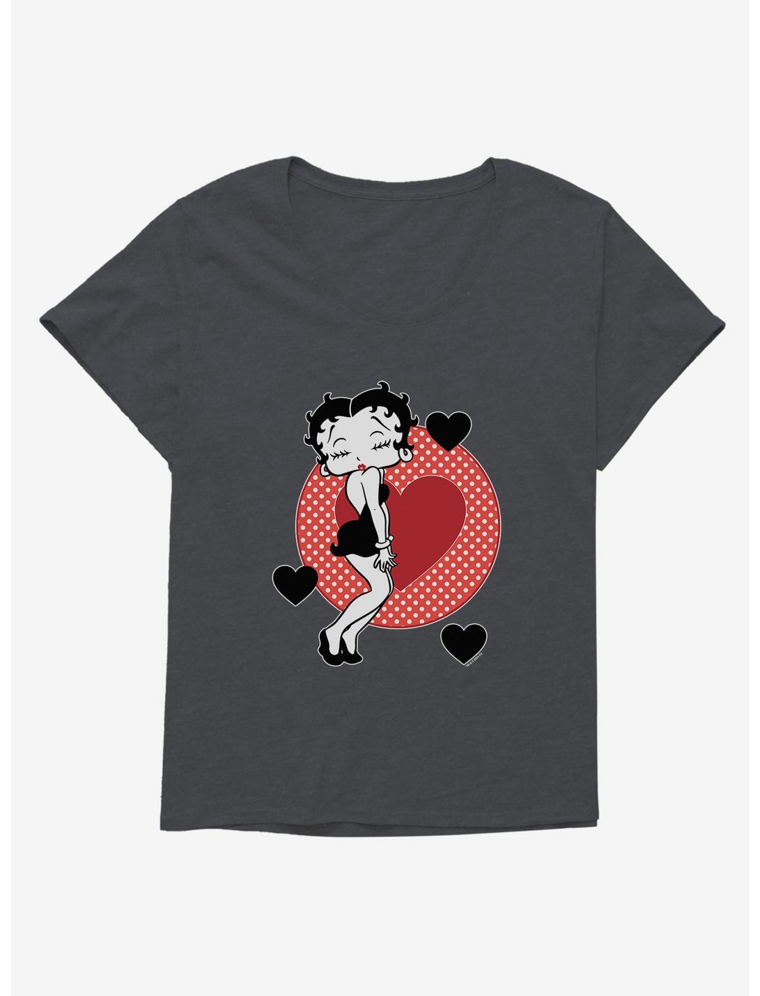 Betty Boop Pucker Up Girls T-Shirt Plus Size, , hi-res