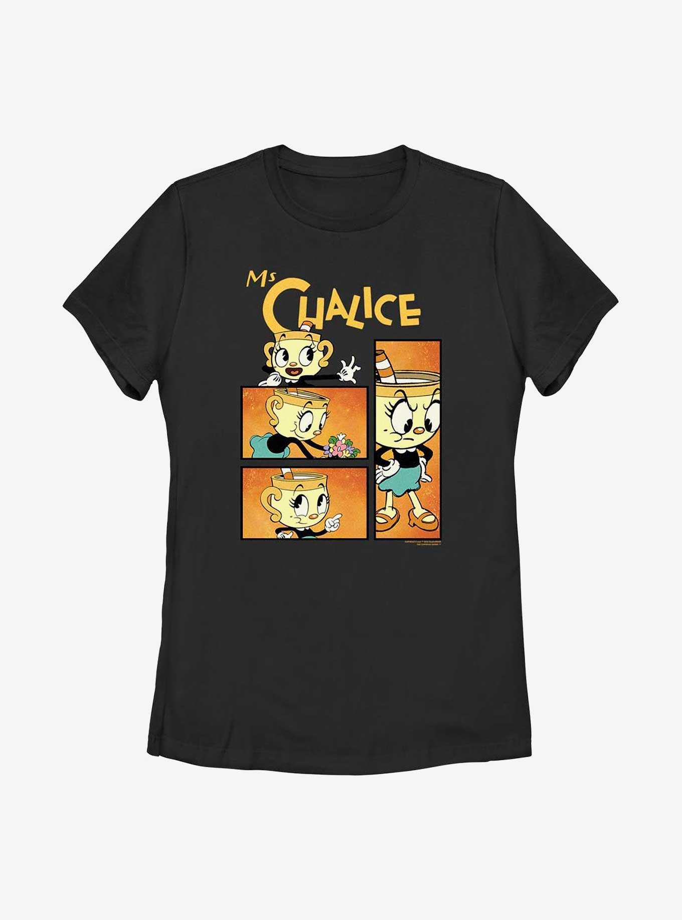 The Cuphead Show! Ms. Chalice Panels Womens T-Shirt, , hi-res