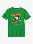 The Cuphead Show! Bananer Oil Youth T-Shirt, KELLY, hi-res
