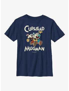 The Cuphead Show! Mugman & Cuphead Buddies Youth T-Shirt, , hi-res