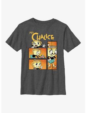 The Cuphead Show! Ms. Chalice Panels Youth T-Shirt, , hi-res