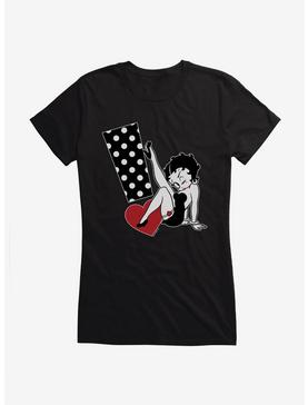 Betty Boop Polka Dot Exclamation Girls T-Shirt, , hi-res