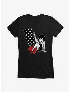 Betty Boop Polka Dot Exclamation Girls T-Shirt, , hi-res