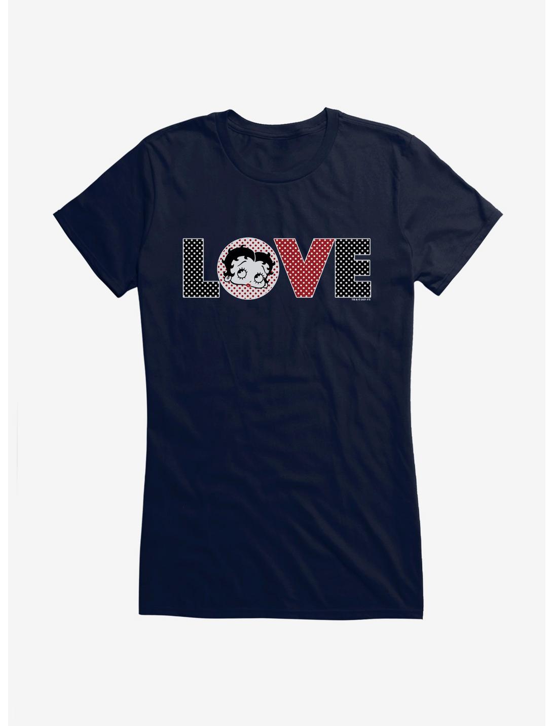 Betty Boop Polka Dot Love Girls T-Shirt, , hi-res