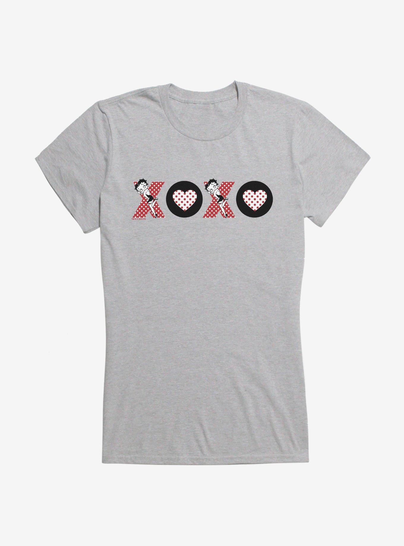 Betty Boop Polka Dot XO Girls T-Shirt, , hi-res