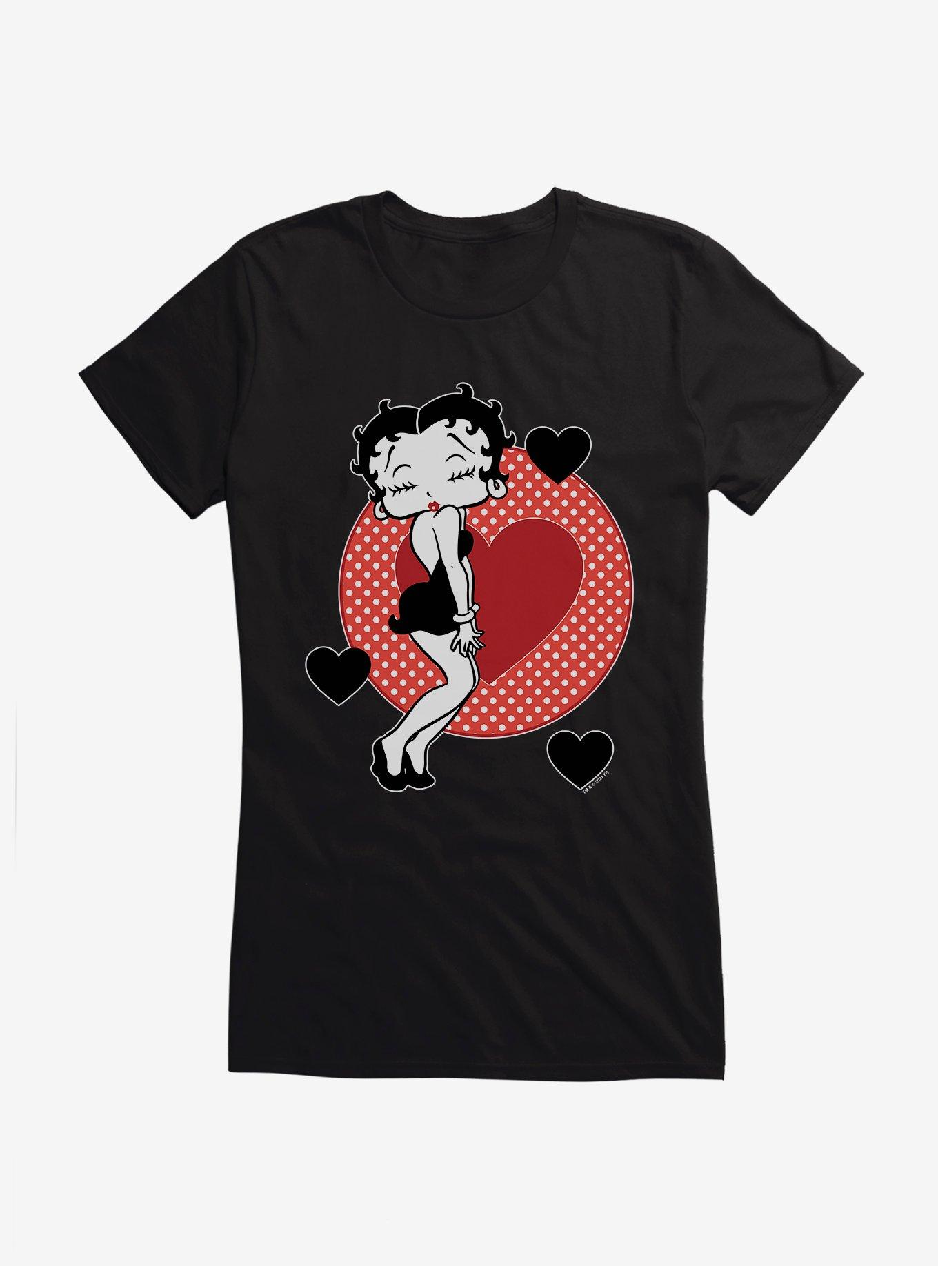 Betty Boop Pucker Up Girls T-Shirt