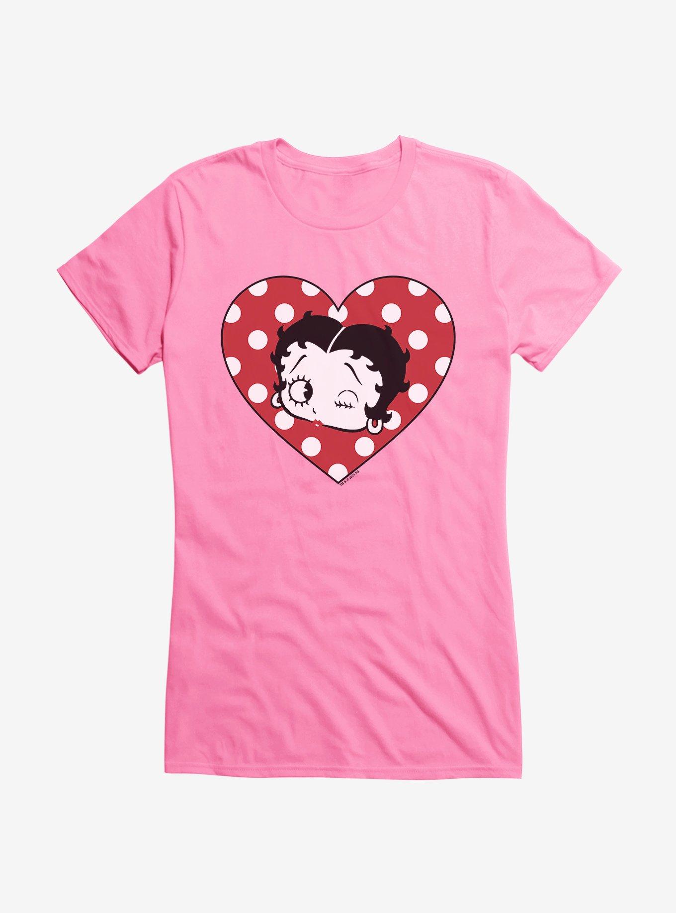 Betty Boop Spotted in Love Girls T-Shirt, , hi-res