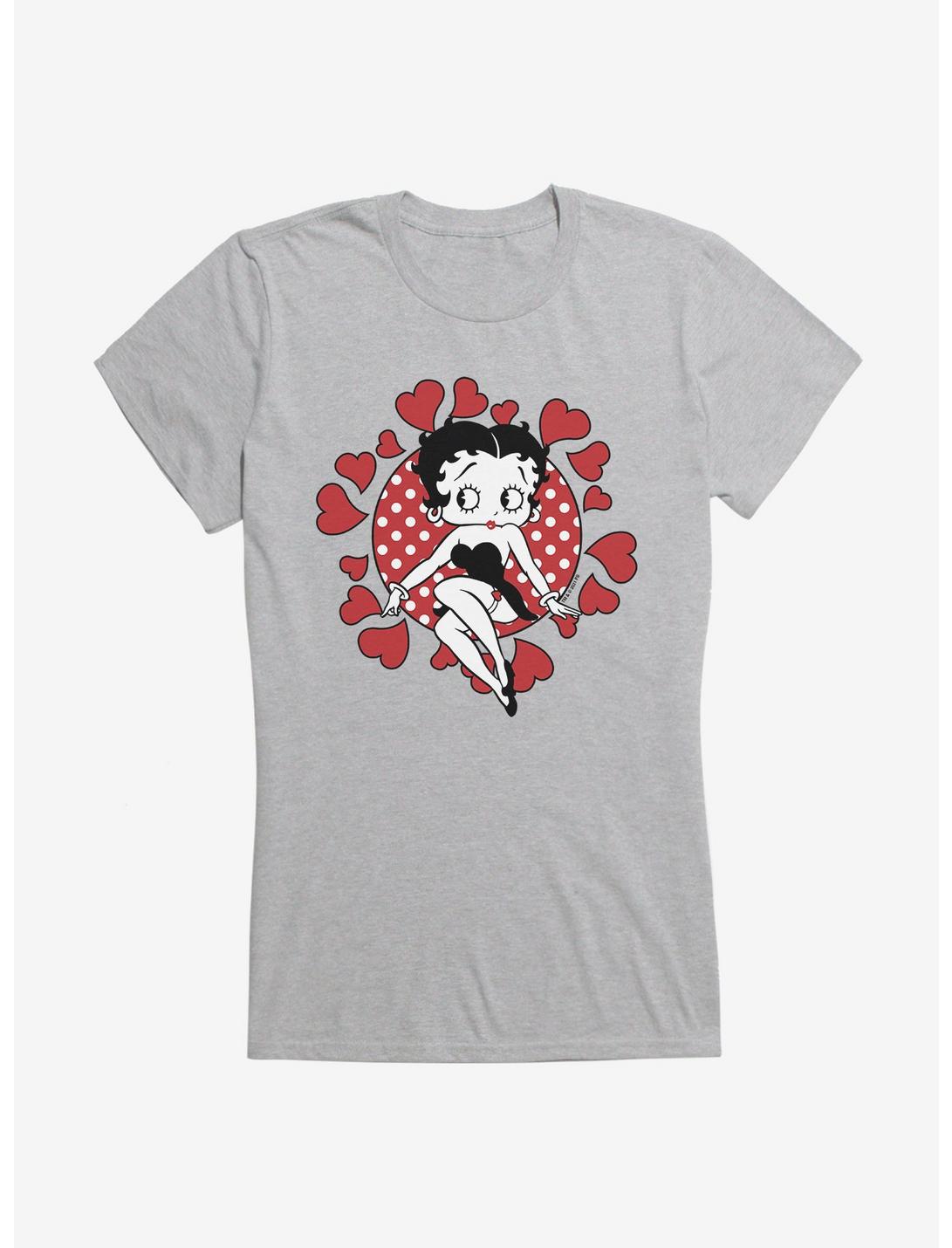 Betty Boop Surrounded By Love Girls T-Shirt, HEATHER, hi-res