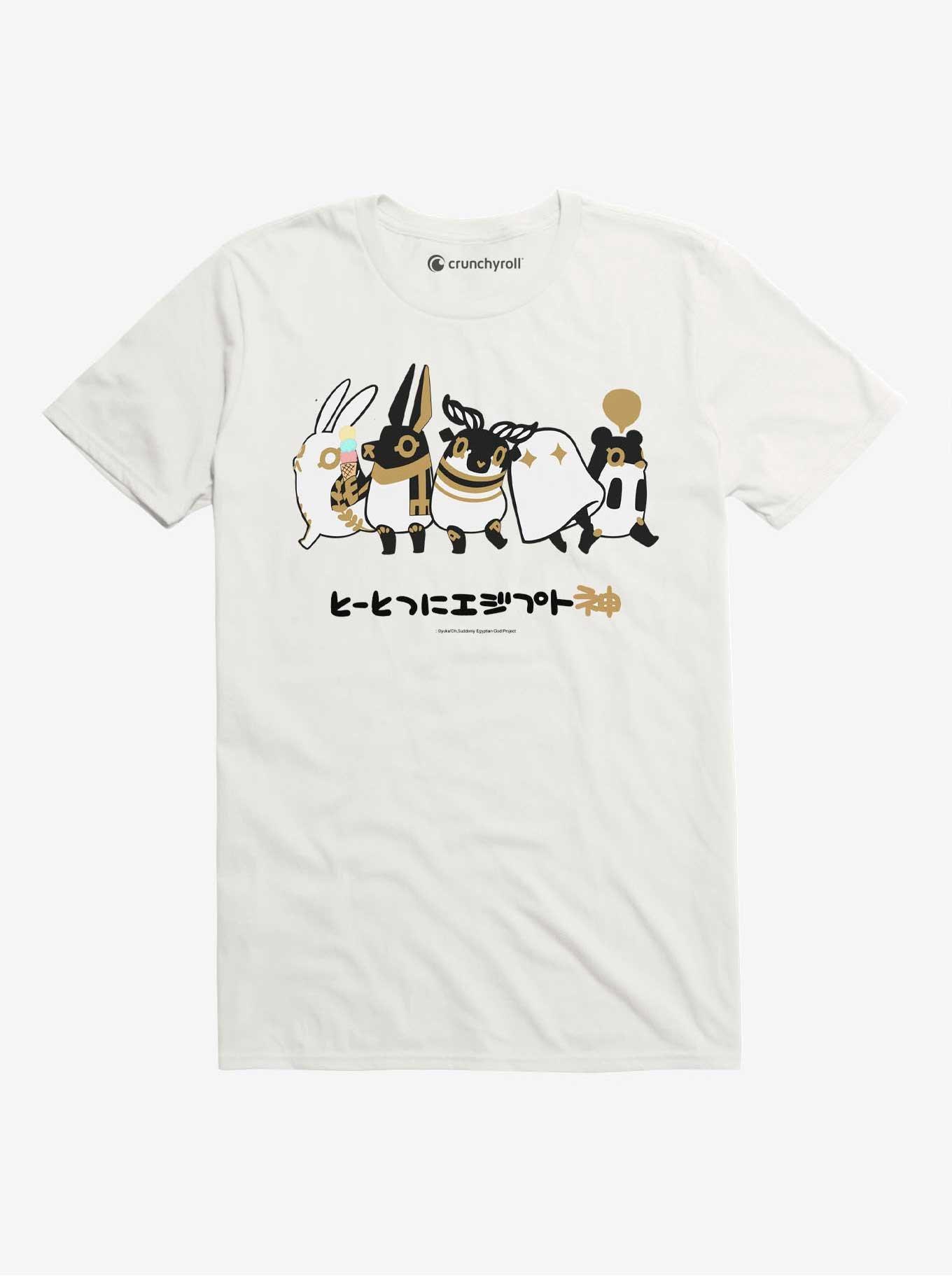 Oh Suddenly Egyptian God Character Group White T-Shirt, WHITE, hi-res