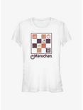 Maruchan Checkered Maruchan Girls T-Shirt, WHITE, hi-res