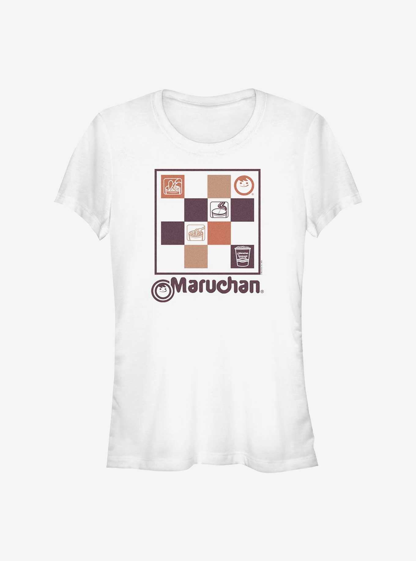 Maruchan Checkered Maruchan Girls T-Shirt, , hi-res