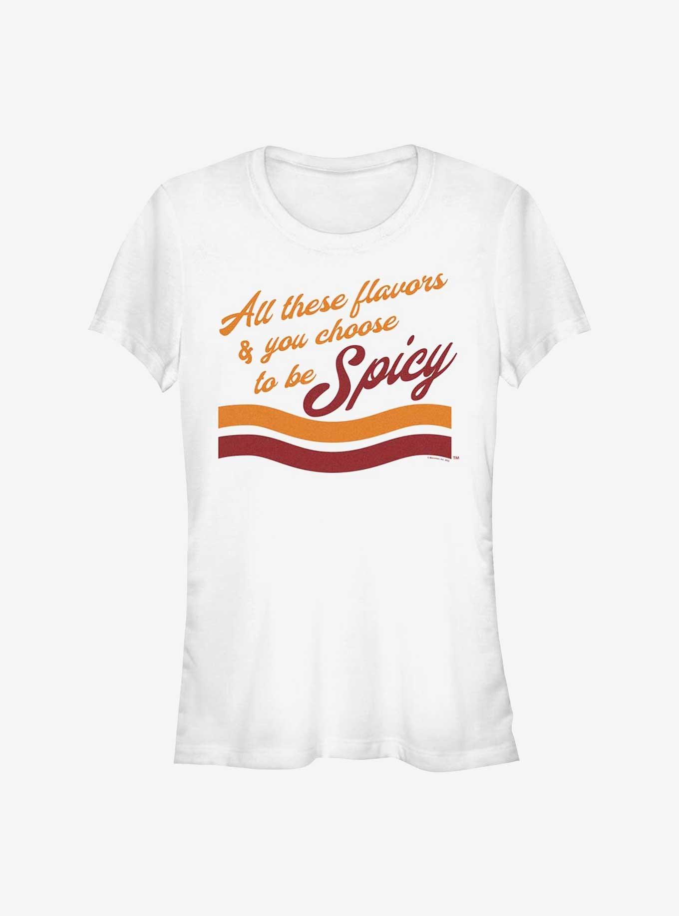 Maruchan Choose To Be Spicy Girls T-Shirt, WHITE, hi-res