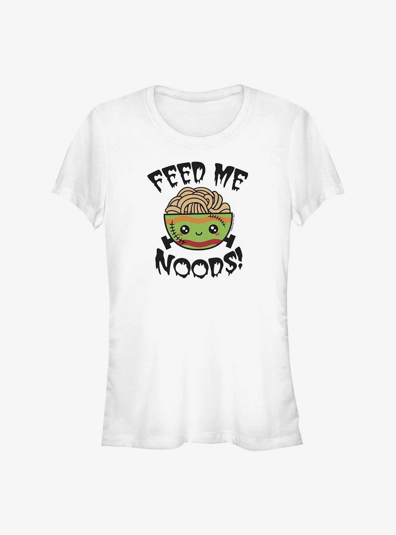 Maruchan Feed Me Noods Girls T-Shirt, WHITE, hi-res