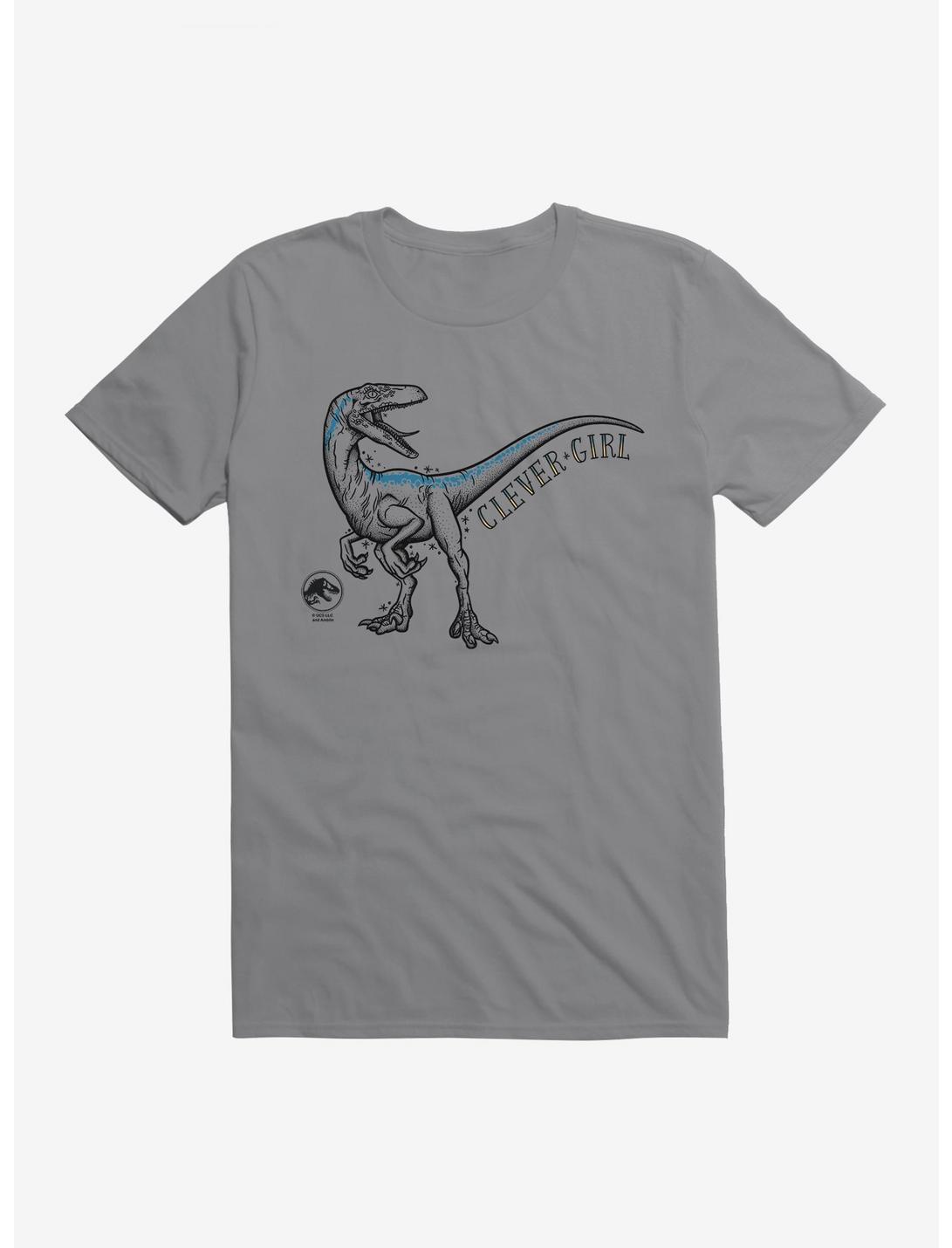 Jurassic World Clever Girl Illustrated T-Shirt, STORM GREY, hi-res