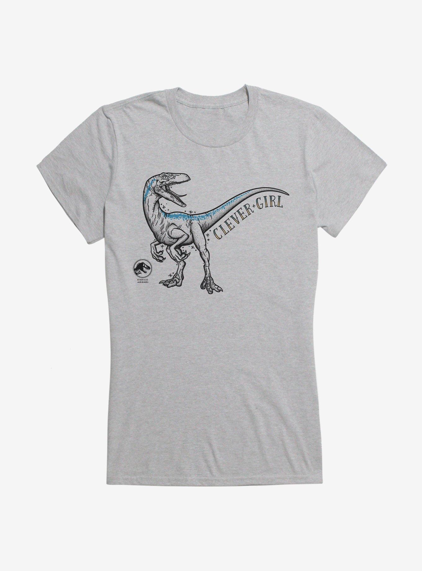 Jurassic World Clever Girl Illustrated Girls T-Shirt, , hi-res