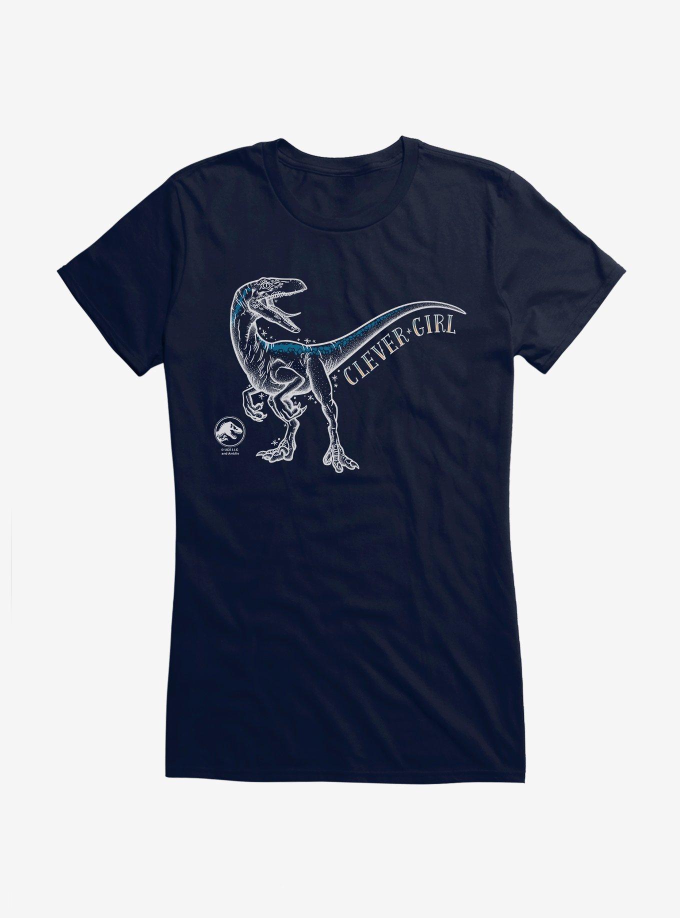 Jurassic World Clever Girl Illustrated Girls T-Shirt, , hi-res