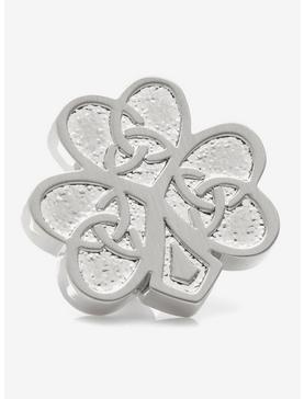 Celtic Knot Shamrock Lapel Pin, , hi-res
