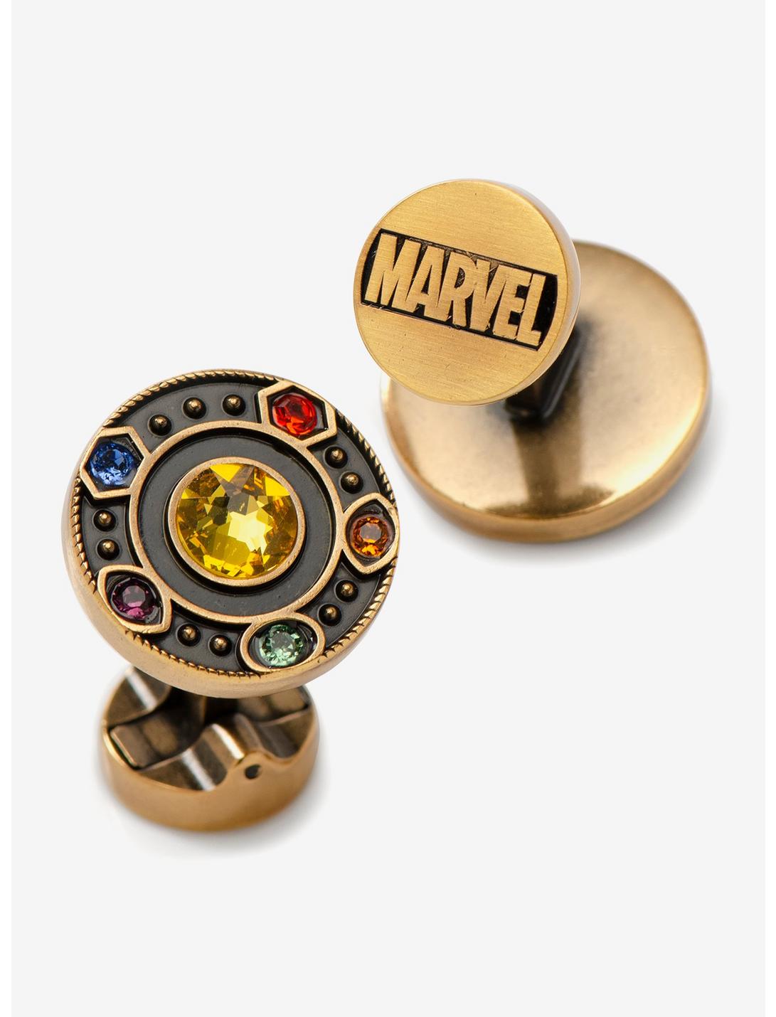 Marvel Avengers Infinity Stones Antique Gold Cufflinks