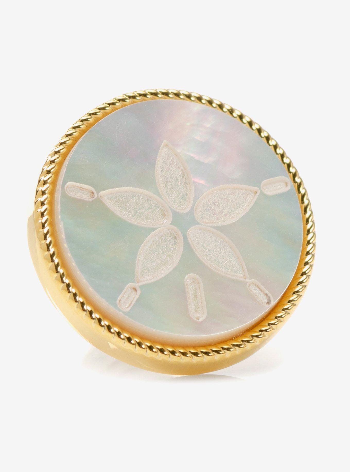 Sand Dollar Lapel Pin, , hi-res