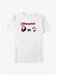 Maruchan Cute Wink Face T-Shirt, WHITE, hi-res