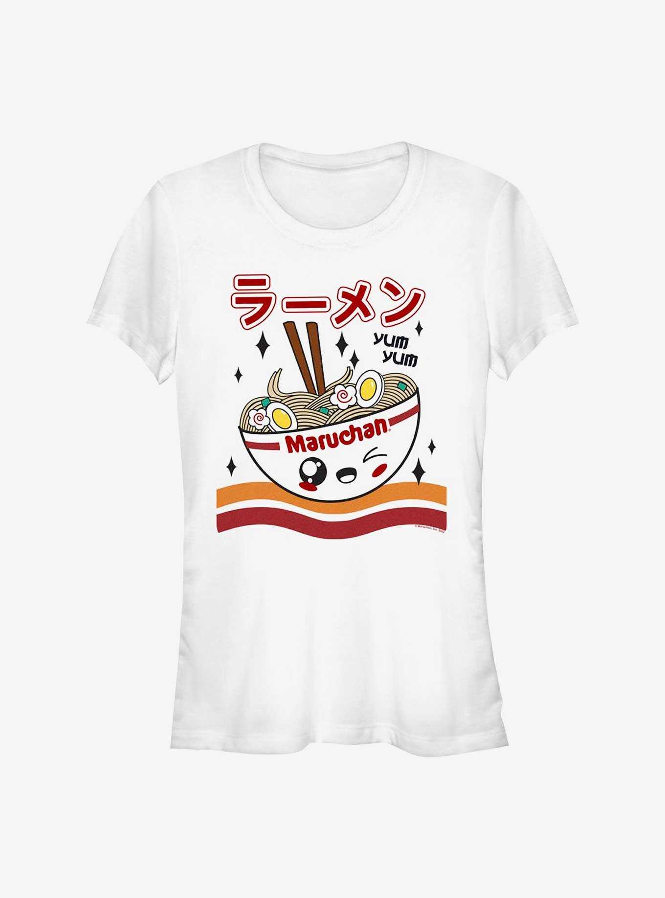Maruchan Kawaii Bowl Yum Yum Girls T-Shirt, , hi-res
