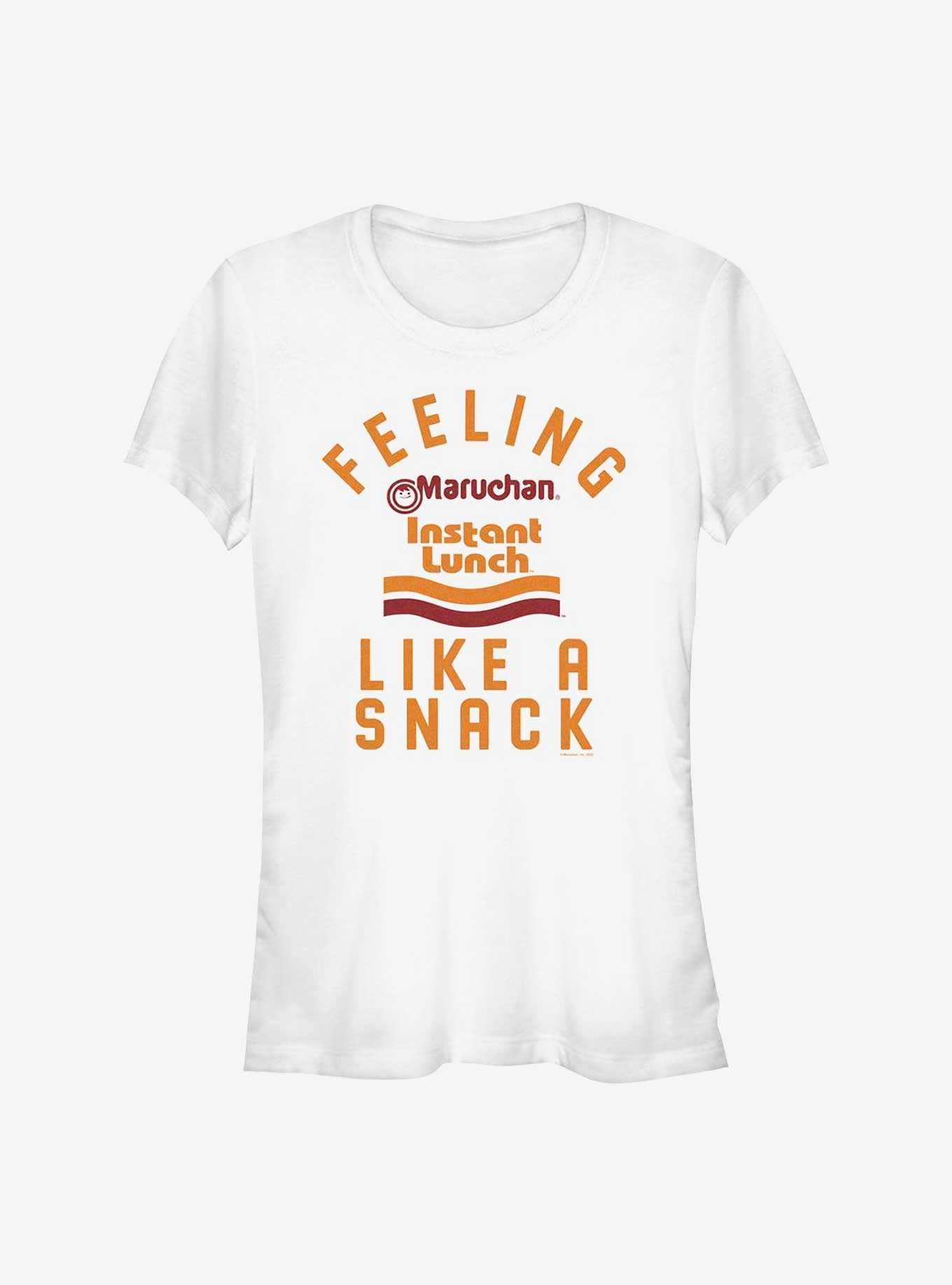 Maruchan Feeling Like Snack Girls T-Shirt, , hi-res