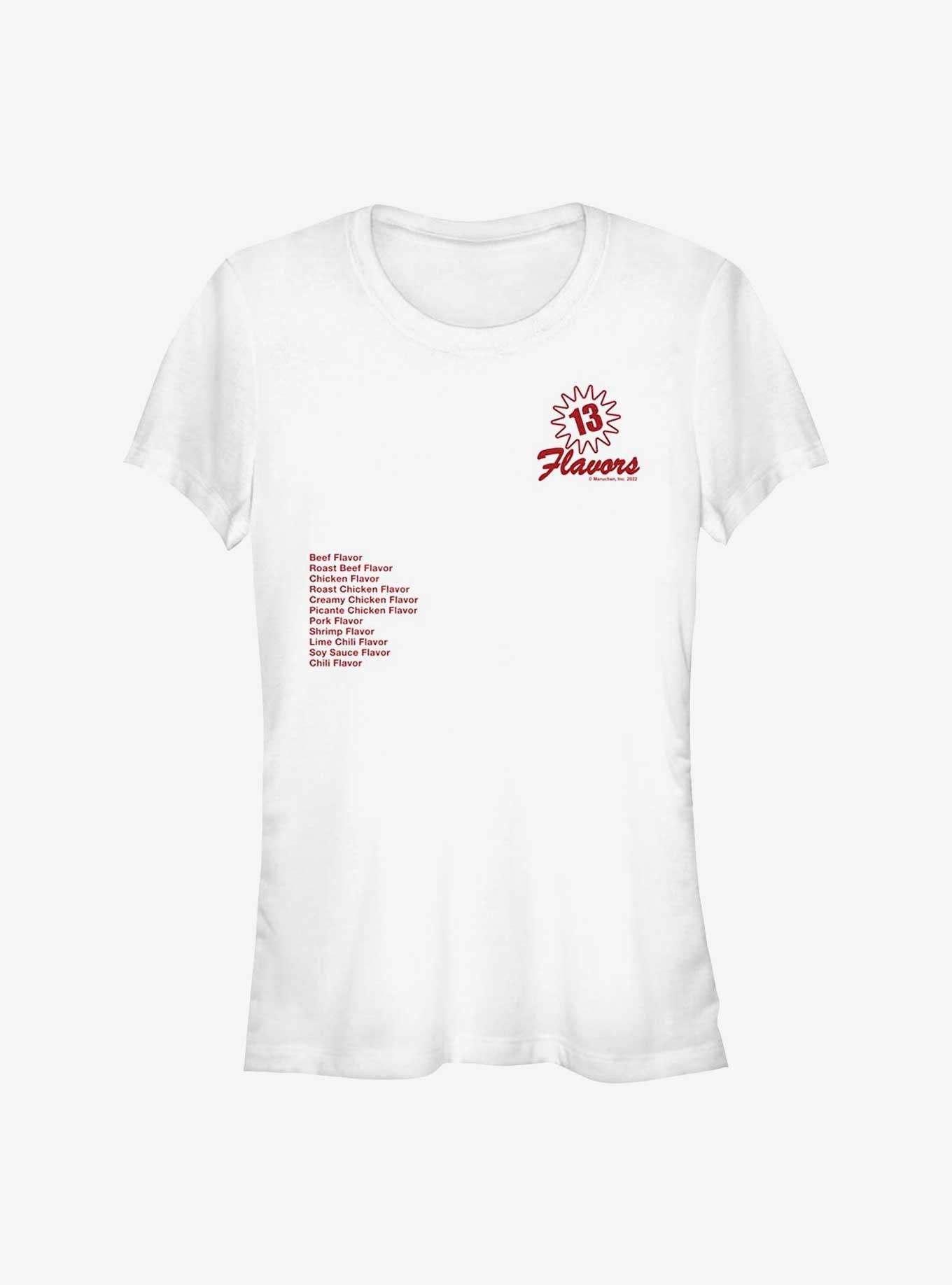Maruchan 13 Flavors Girls T-Shirt, , hi-res